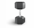 Гантель гексагональная UNIX Fit обрезиненная 17,5 кг / шт.