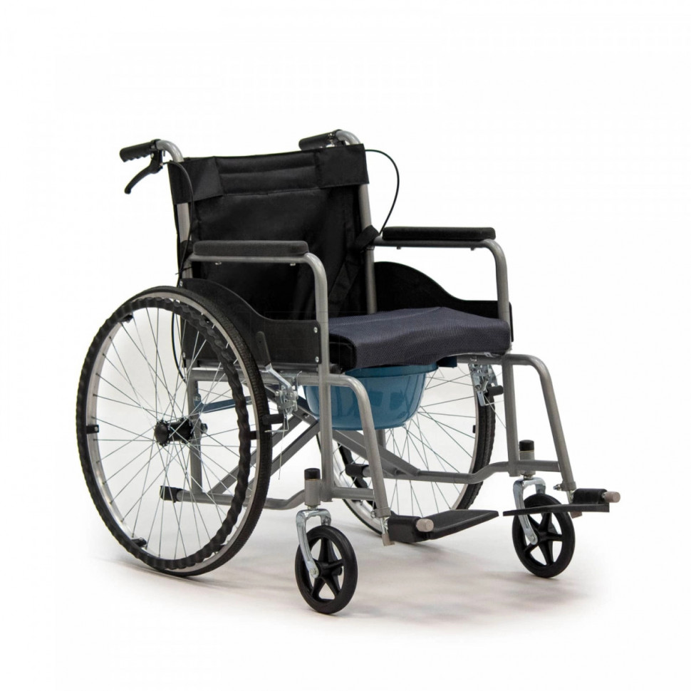 Кресло-коляска с сан. устройством  MK-390 Кресло-коляска с сан. устройством  MK-390