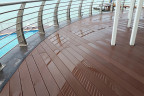 Террасная доска Deckron Classic 153*28*6000мм, коричневый, П7